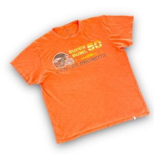 Super Bowl 50 Orange Denver Broncos T Shirt